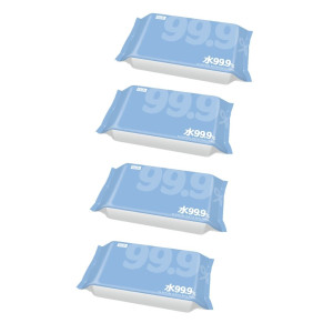 Niisked salvrätikud IPLUS 99,9% 320tk (4x80)