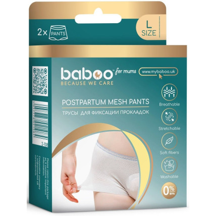 Baboo 2108 Ühekordsed sünnitusjärgsed aluspüksid (L)