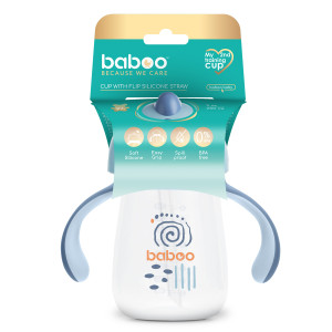 Baboo 8027 Silikoonist kõrrega joogitops 260ml