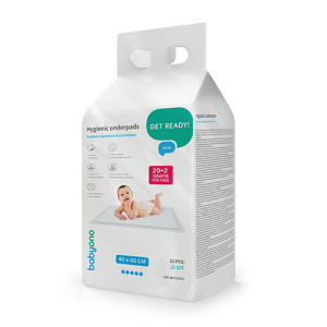 BabyOno 513/22 Ühekordselt kasutatavad aluslinad 22tk  40x60cm