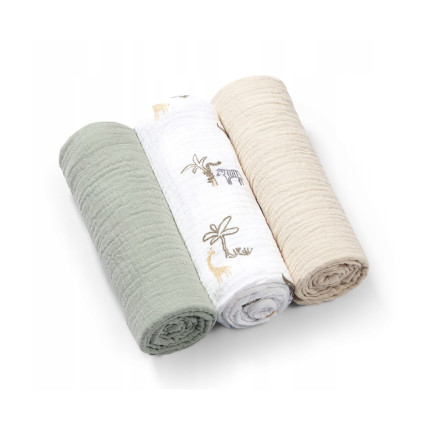 BabyOno 828/04 Musliinist linade komplekt BabyOno 828/04 Musliinist linade komplekt