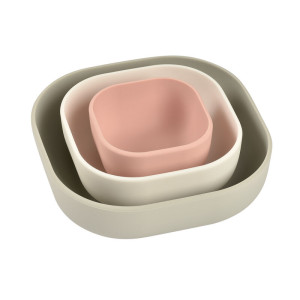 Beaba 913568 Silikoonist taldrikute komplekt 3tk