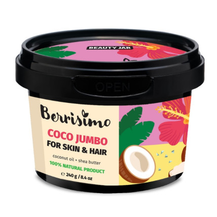 Beauty Jar Berrisimo Coco Jumbo  keha- ja juustevõie 240g