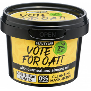Beauty Jar "Vote for oat!’' puhastav mask-koorija 100g