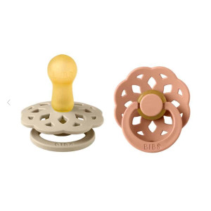 Bibs Boheme lutt 100% naturaalsest kautšukist lastele vanuses 6-18 kuud (2 tk/pk)