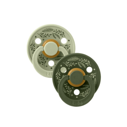 BIBS Retro Colour Looduslikust kautšukist lutt 0-6k 2tk