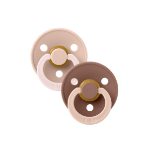 BIBS Studio Colour Looduslikust kautšukist lutt 0-6k 2tk