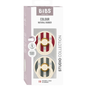 BIBS Studio Colour Looduslikust kautšukist lutt 6-18k 2tk