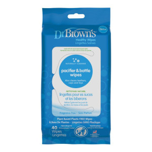 Dr.Browns HG040 Niisked salvrätikud luttide ja pudelite puhastamiseks 40tk