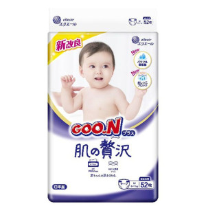 Goo.N Plus Skin Luxury Mähkmed tundlikule nahale M 6-11 kg 52tk