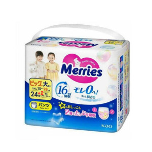 Püksmähkmed Merries XXL 15-28kg 26tk