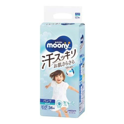 Moony Püksmähkmed Anti-sweat PBL 12-22 kg 36tk