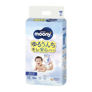 Moony püksmähkmed roomama õppivatele beebidele PM 5–10 kg 52tk