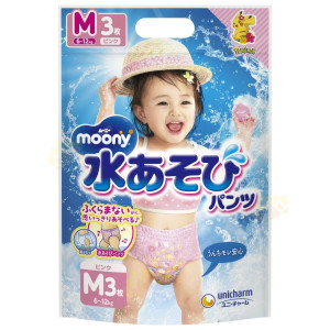 Moony Ujumismähkmed tüdrukutele PM 6-12kg 3tk