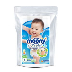 Moony Püksmähkmed tüdrukutele PL 9-14 kg, tootenäidis 3tk