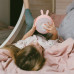 Rabbit&Friends kellaga lamp
