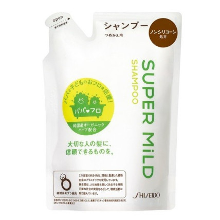 Shiseido Super Mild Taimelõhnaline šampoon, täide 400ml