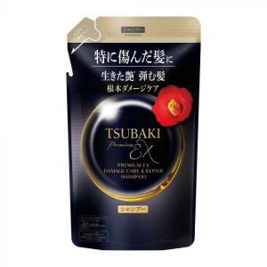 Shiseido Tsubaki Premium EX Taastav šampoon kahjustatud juustele, täide 300ml