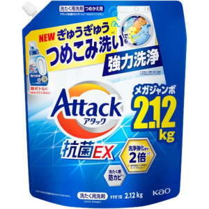 Kao Attack EX Vedel pesupesemisvahend täitepakend 2.12kg