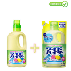 Kao Wide Haiter vedel pesuvalgendaja 1000ml + täitepakend 720ml