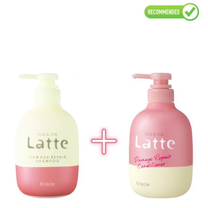 Kracie Ma & Me Latte Taastav šampoon 490ml + palsam 490g