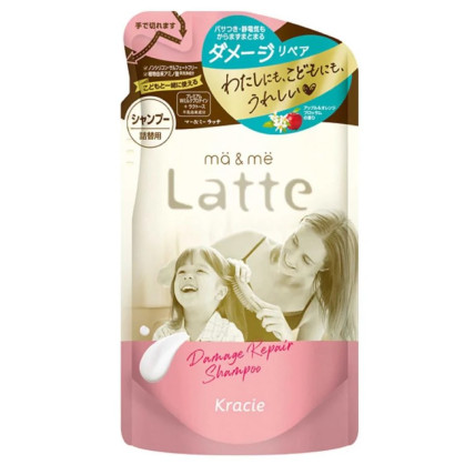 Kracie Ma & Me Latte Taastav šampoon täitepakend 360ml