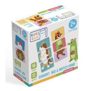 KukiKuk 81003 Mäng lastele Mix & Match