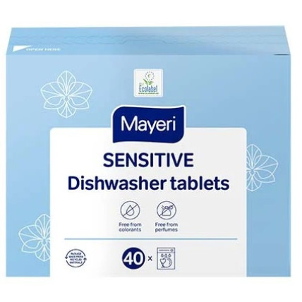 MAYERI Sensitive nõudepesumasina tabletid 40tk