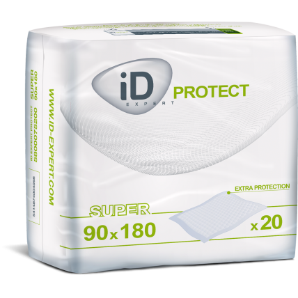 Ühekordsed aluslinad iD protect 90x180cm (82x52cm) 20tk