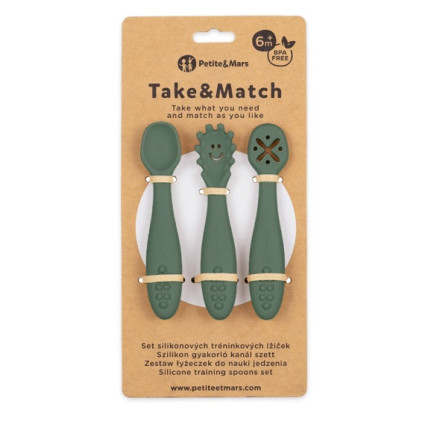 Petite&Mars Silikoonist lusikate komplekt 3tk Petite&Mars Silikoonist lusikate komplekt 3tk